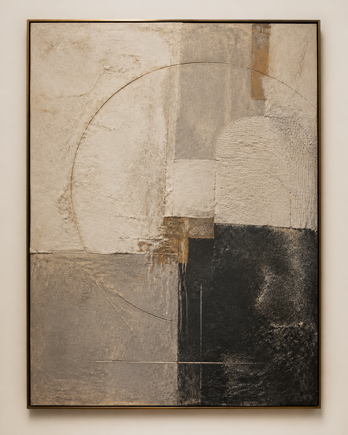 Visuel de démonstration — Peinture abstraite fictive
